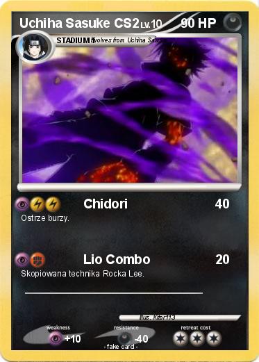 Pokemon Uchiha Sasuke CS2