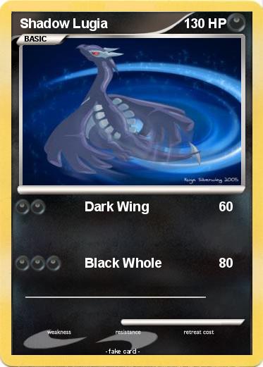 Pokemon Shadow Lugia