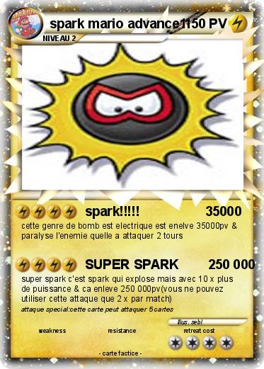 Pokemon spark mario advance1
