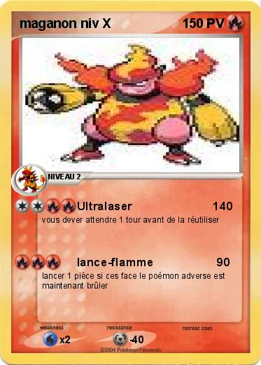 Pokemon maganon niv X            