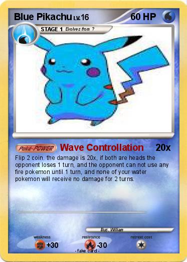 Pokemon Blue Pikachu