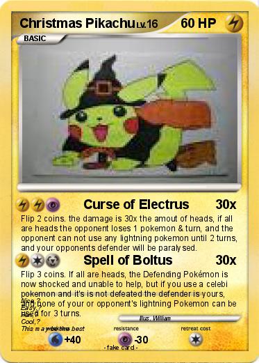 Pokemon Christmas Pikachu