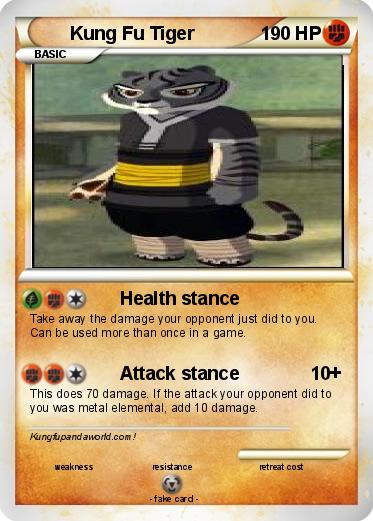 Pokemon Kung Fu Tiger