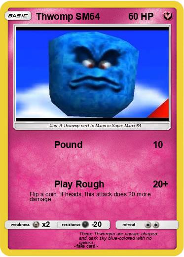 Pokemon Thwomp SM64