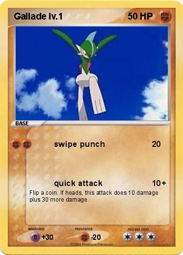 Pokemon Gallade lv.1
