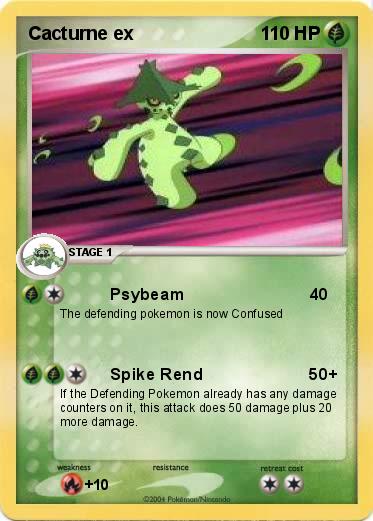 Pokemon Cacturne ex