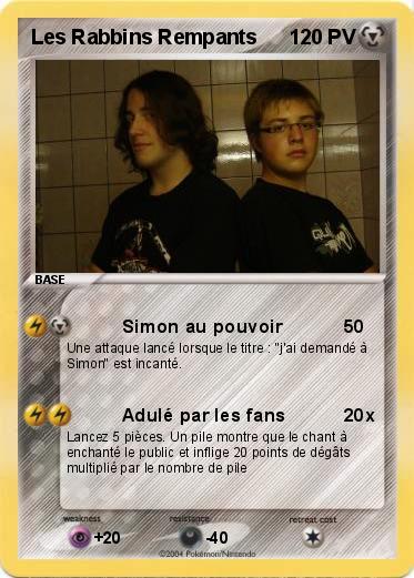 Pokemon Les Rabbins Rempants