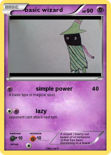 Pokemon basic wizard