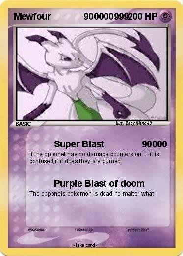 Pokemon Mewfour             900000999