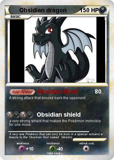 Pokemon Obsidian dragon