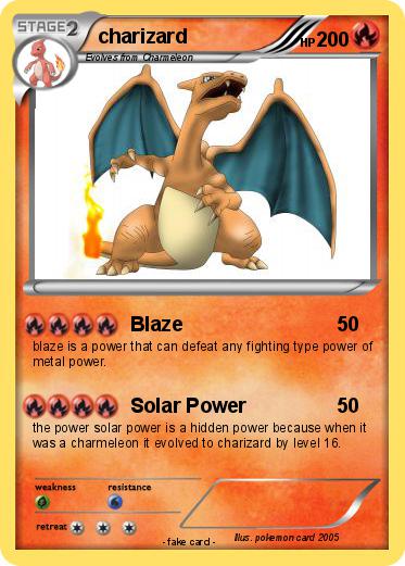 Pokemon charizard