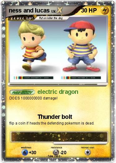 Pokemon ness and lucas