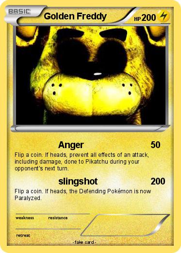 Pokemon Golden Freddy