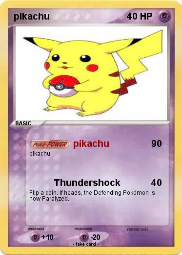 Pokemon pikachu