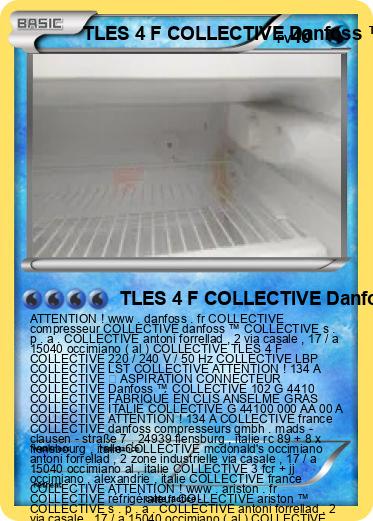 Pokemon TLES 4 F COLLECTIVE Danfoss ™