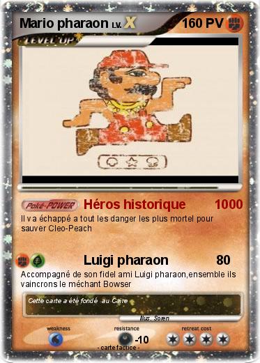 Pokemon Mario pharaon