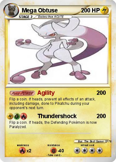 Pokemon Mega Obtuse