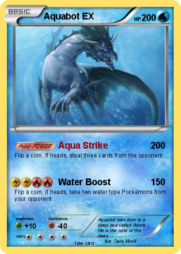 Pokemon Aquabot EX