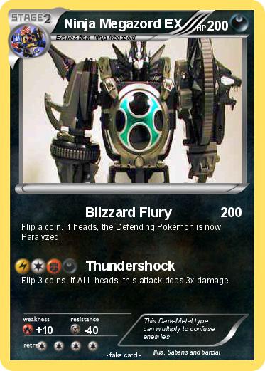 Pokemon Ninja Megazord EX