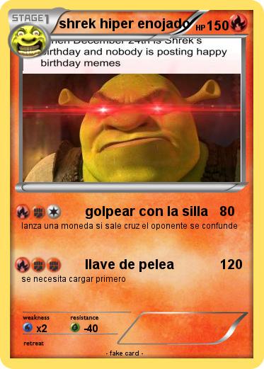Pokemon shrek hiper enojado