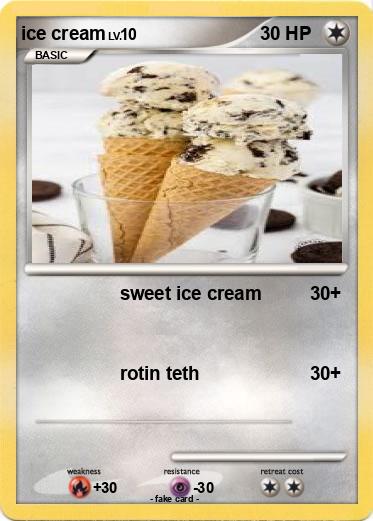 Pokemon ice cream