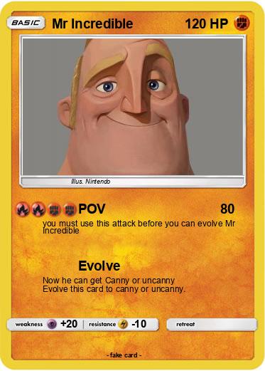 Pokemon Mr Incredible