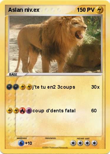 Pokemon Aslan niv.ex