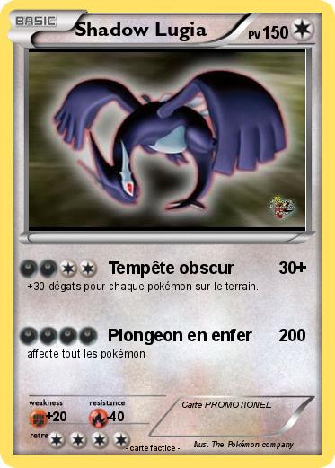 Pokemon Shadow Lugia