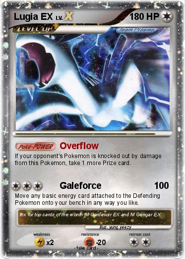 Pokemon Lugia EX