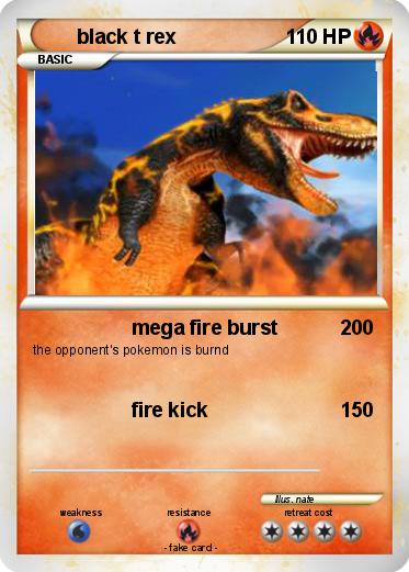 Pokemon black t rex