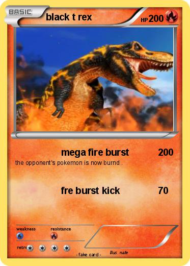 Pokemon black t rex