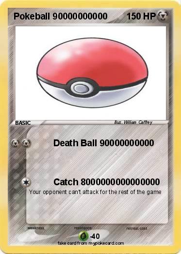 Pokemon Pokeball 90000000000