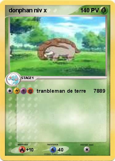 Pokemon donphan niv x
