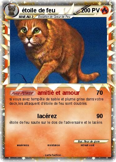 Pokemon étoile de feu