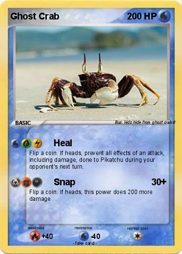 Pokemon Ghost Crab
