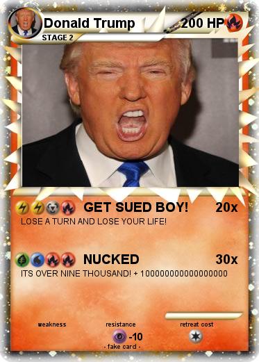 Pokemon Donald Trump