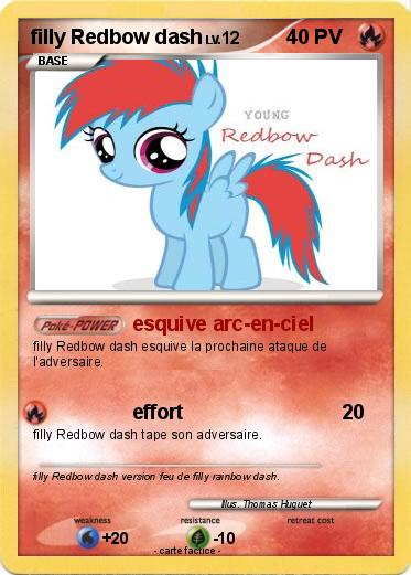 Pokemon filly Redbow dash