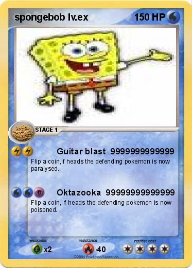 Pokemon spongebob lv.ex