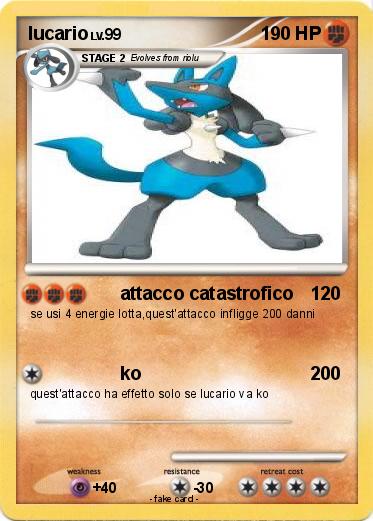 Pokemon lucario