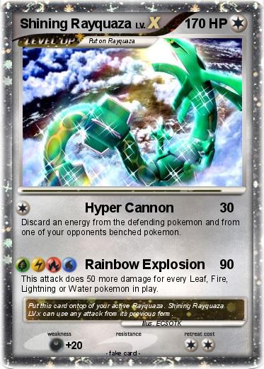 Pokemon Shining Rayquaza