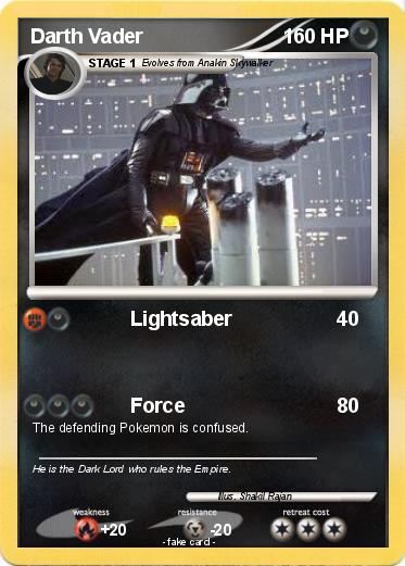 Pokemon Darth Vader