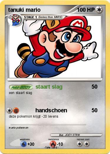 Pokemon tanuki mario