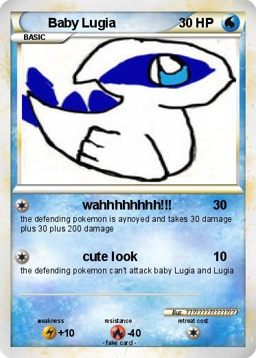 Pokemon Baby Lugia