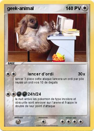 Pokemon geek-animal