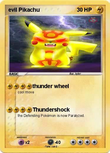 Pokemon evil Pikachu