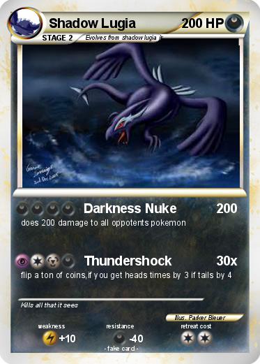 Pokemon Shadow Lugia