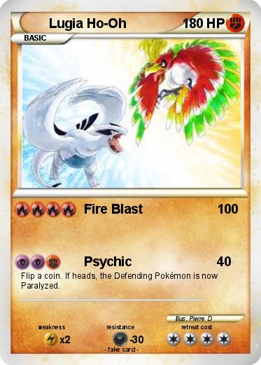 Pokemon Lugia Ho-Oh