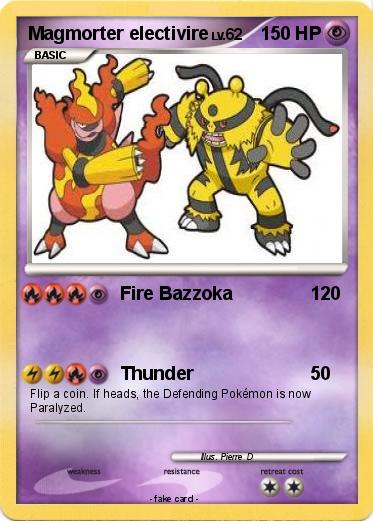 Pokemon Magmorter electivire