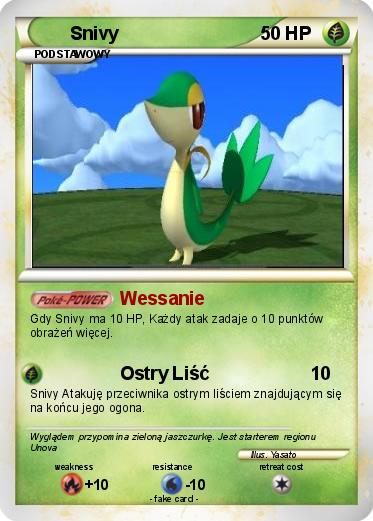 Pokemon Snivy