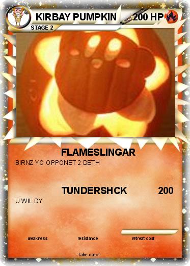 Pokemon KIRBAY PUMPKIN